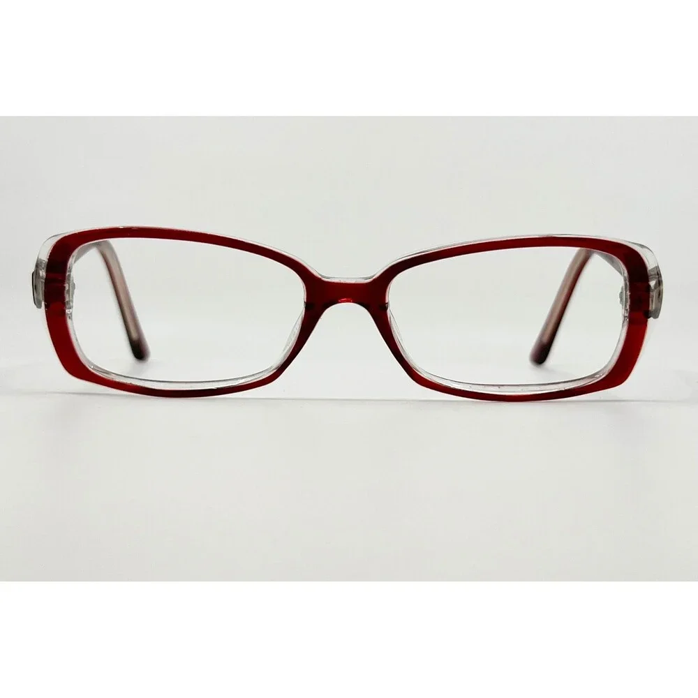 Traditions Eyeglasses Womens Red Rectangular T01 Col 30 51-16-140 Frame Only